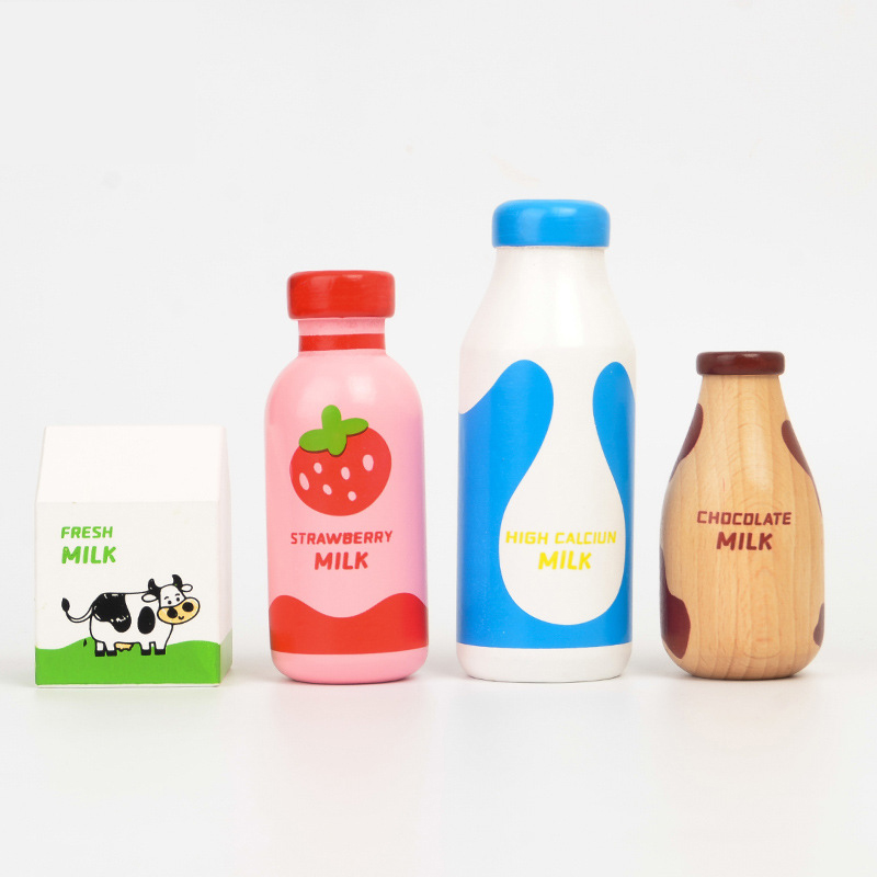 子供のための木製のミルクドリンクゲーム,シミュレーションゲー - Kids Toys Kitchen Set のレビューと価格