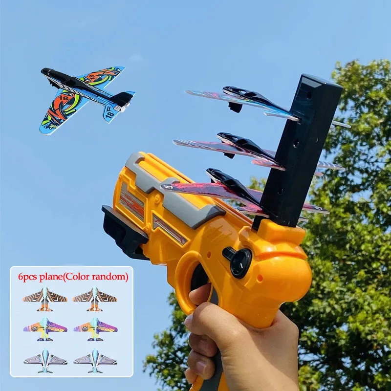 飛行機ランチャー バブルカタパルト 6 小型飛行機おもちゃ付 - Catapult Launcher Toy のレビューと価格