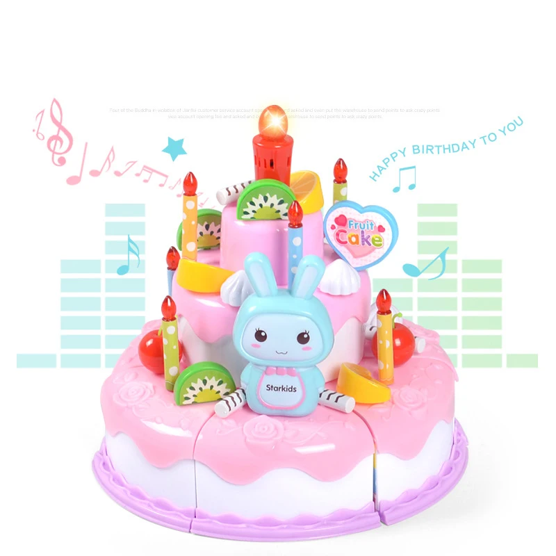 子供のためのシミュレーションディーバースデーケーキモデル、キ - Kids Toys Kitchen Set のレビューと価格