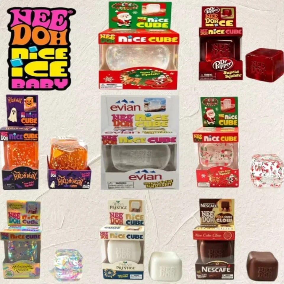 Schylling NeeDoh スクエア型 スクイーズおも - Kids Toys Xmas のレビューと価格