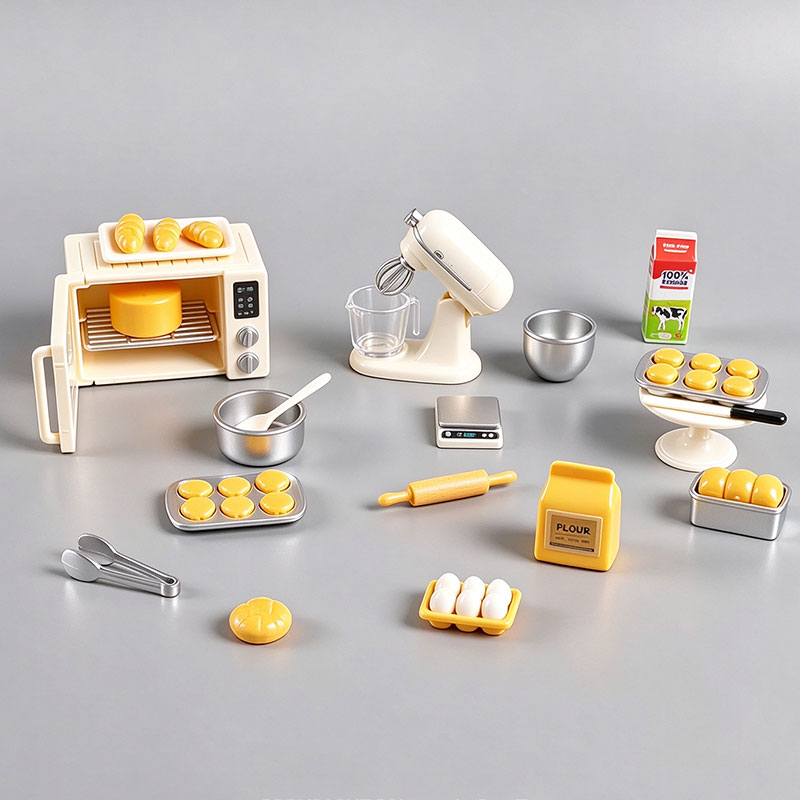 ミニチュアベイクシミュレーションセット、ドールハウス用ミニチ - Kids Toys Kitchen Set のレビューと価格